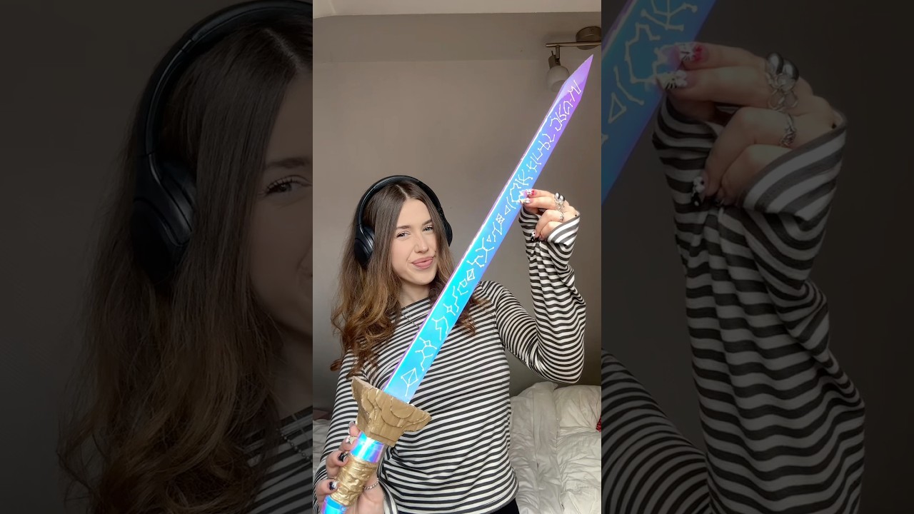 Create Rumi’s KPOP Demon Hunter Sword for Halloween Cosplay 🗡️