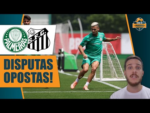 DUELO DE ANSIEDADE X DESESPERO! PALMEIRAS X SANTOS NO BRASILEIRÃO 2025