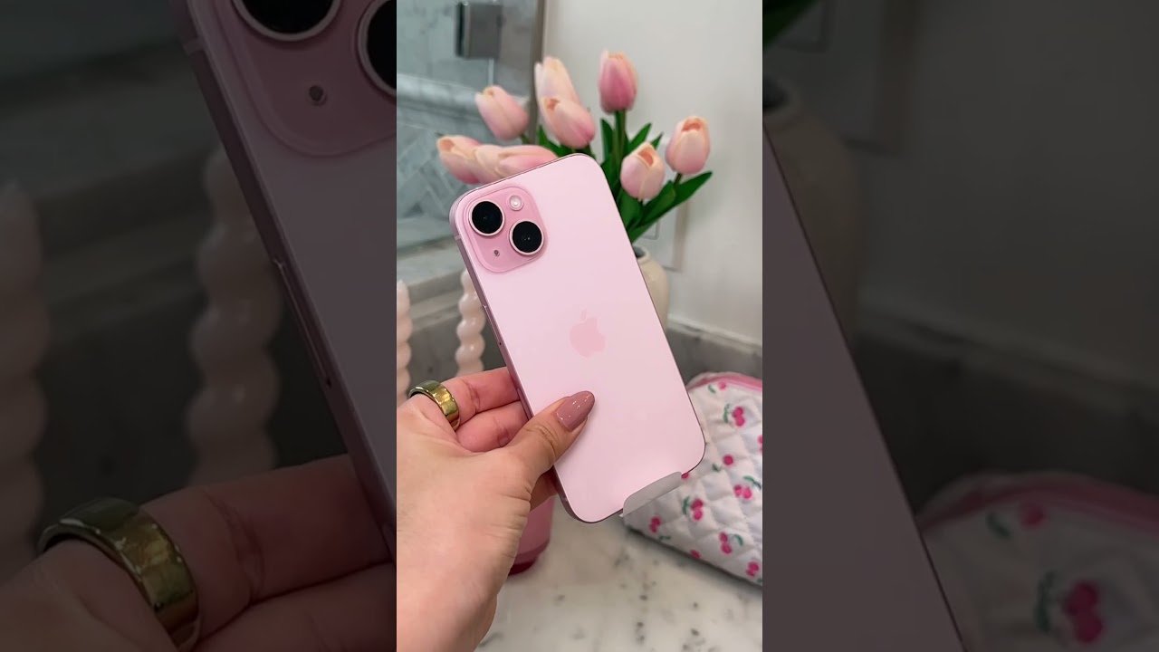 Unboxing My Pink iPhone 15 📱✨