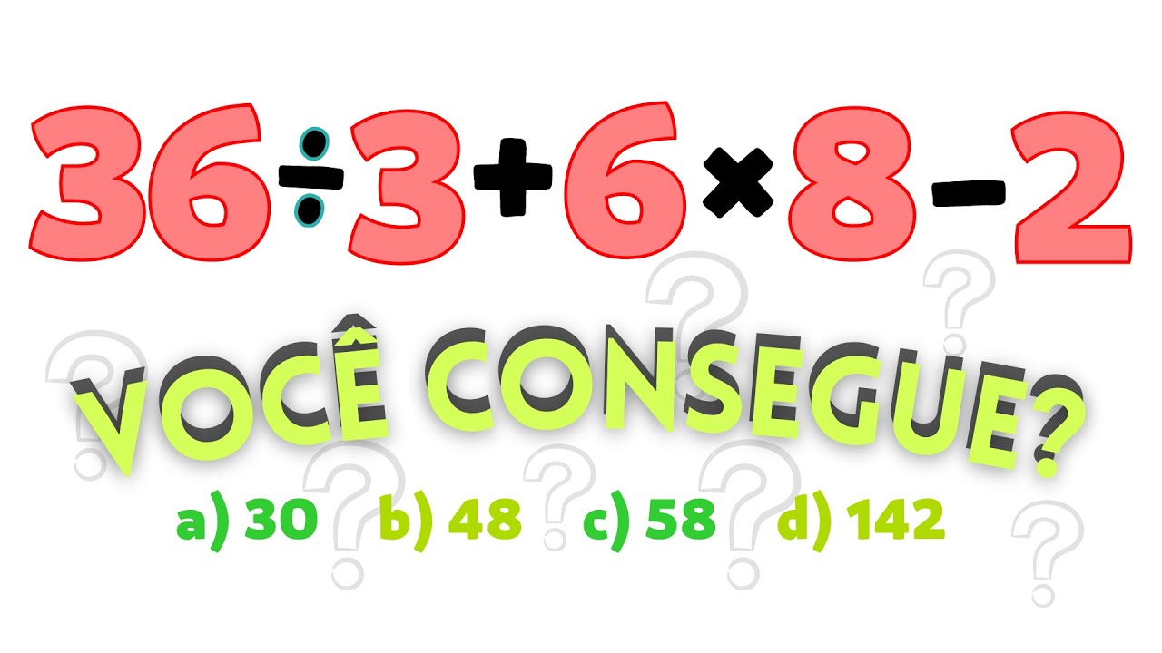 SOS Matemática Básica: Resolvendo Expressões Numéricas