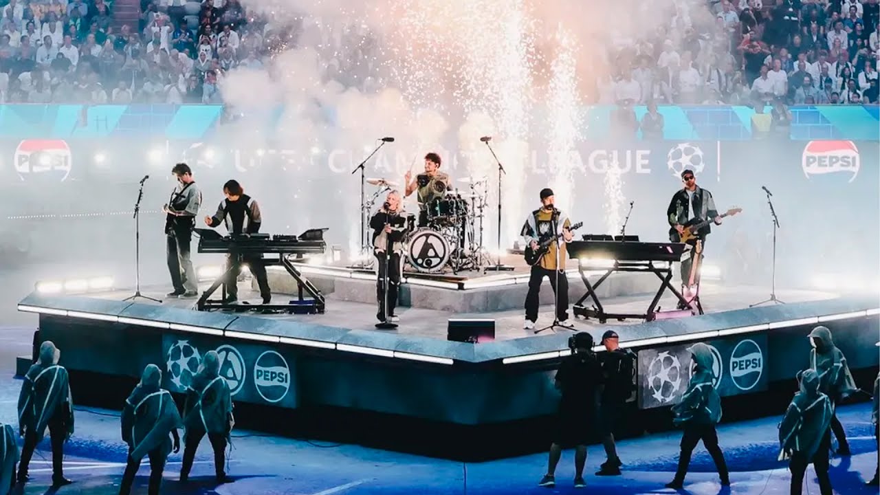 Linkin Park Performs at 2025 UEFA Final Kickoff 🎶