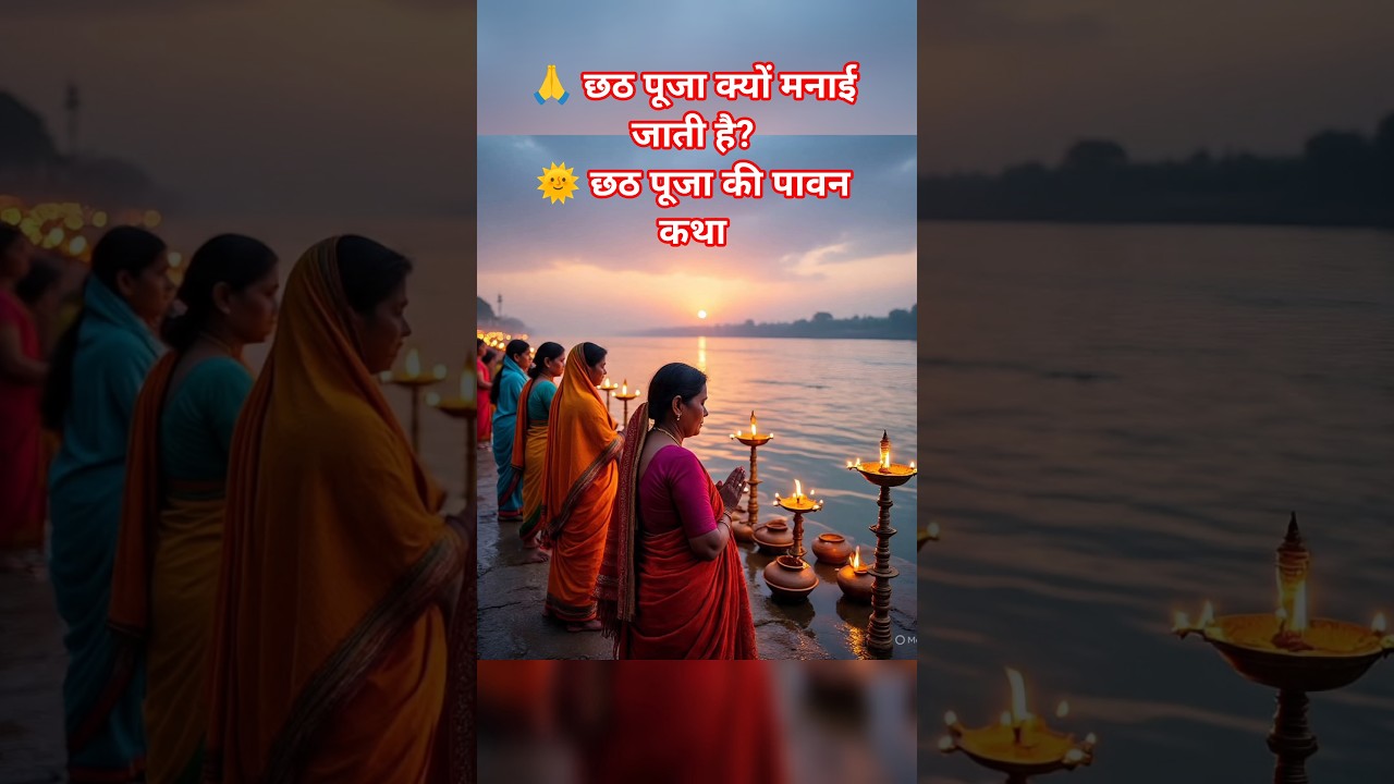 छठ पूजा की पावन कथा 🌅 | सूर्यदेव और छठी मैया की कहानी