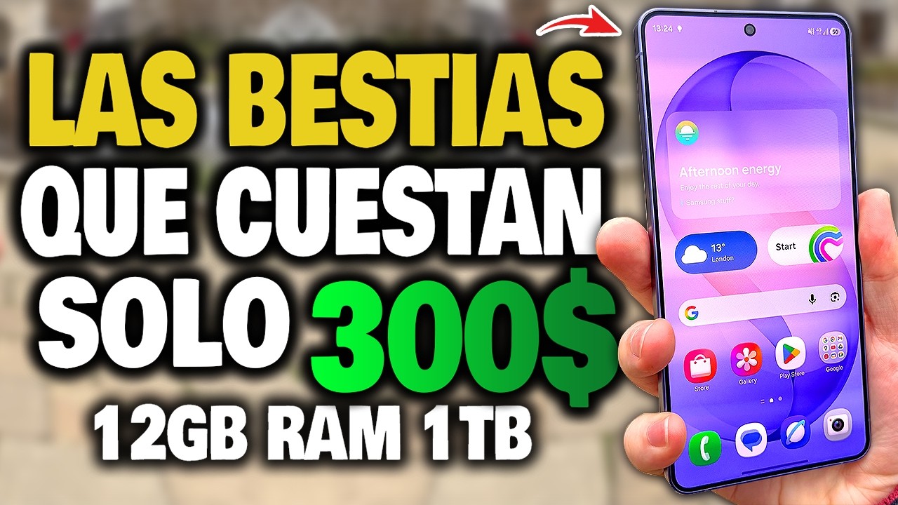 5 TELÉFONOS DE GAMA ALTA QUE SOLO CUESTAN 300$ EN 2026 ¡SIN COMPETENCIA! 🤑