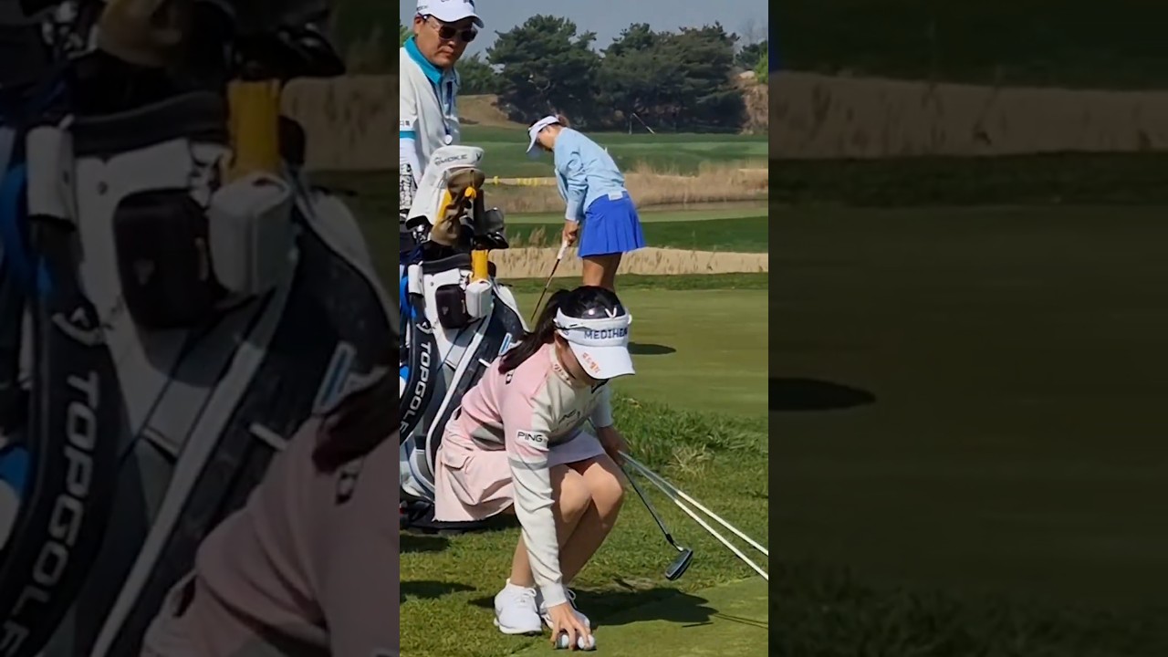 이다연프로, 퍼팅 연습장비 챙기고 연습 출발! ⛳