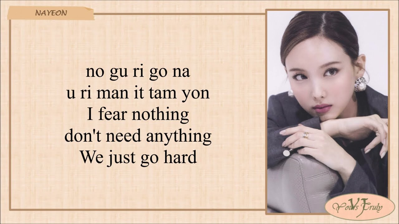TWICE 'GO HARD' Lyrics | Easy & Perfect for Sing-Alongs 🎶