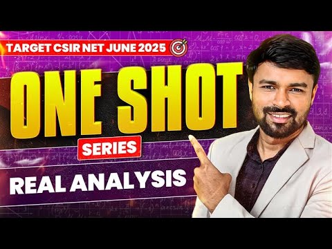CSIR NET Mathematics Real Analysis One Shot Revision 2025 | IFAS