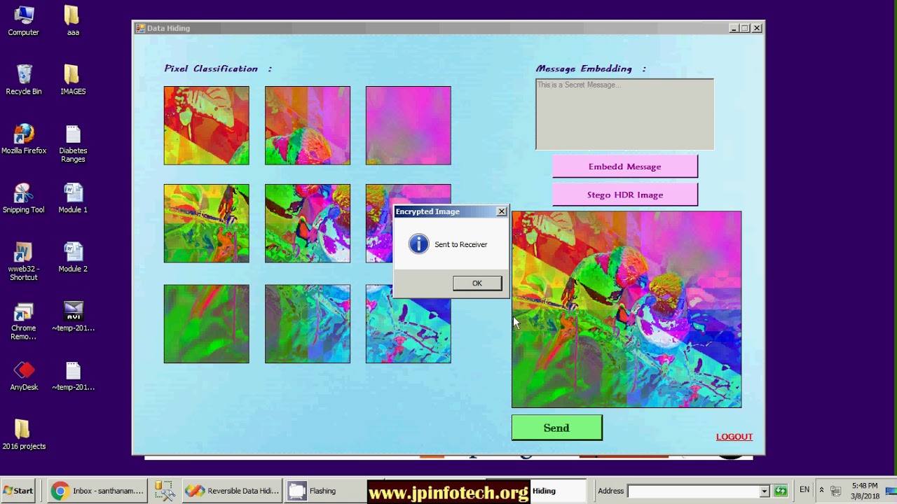 Advanced Data Hiding Algorithm for High Dynamic Range Images Using C#.NET