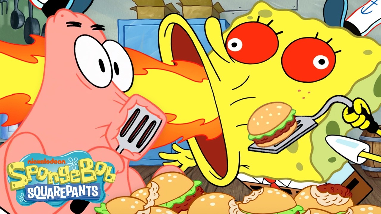 3 Hours of Krusty Krab Chaos 🍔 | SpongeBob