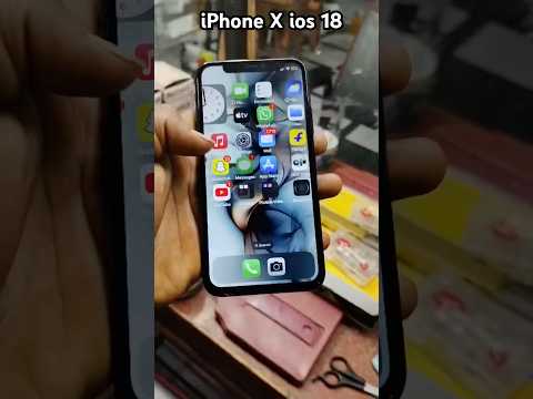 iPhone X ios 18 update 2025 😱📸 |. #iphone #appleiphone #ios18 #iphonexr #youtube #shorts