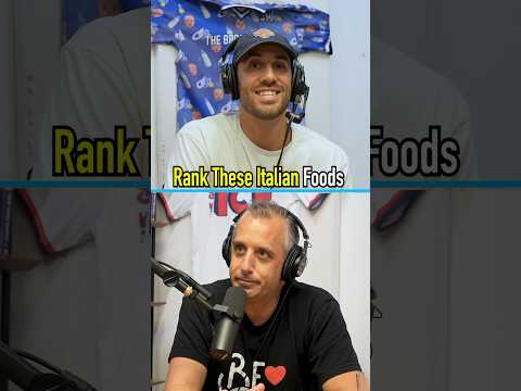 Ranking Classic Italian Foods Without Spoilers #shorts #italy #food #culture #ranking