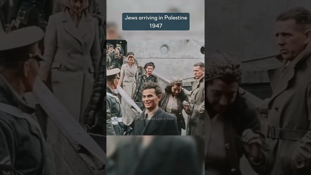 European Jews Arrive in Palestine in 1947