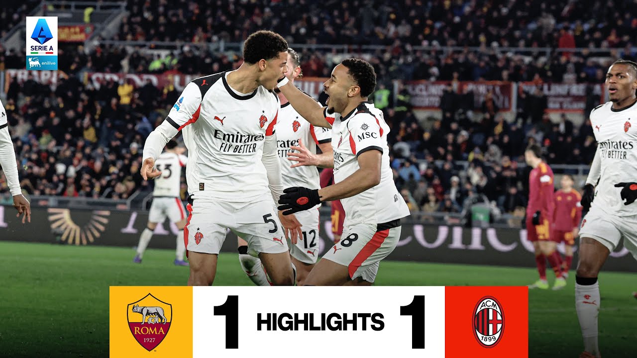 De Winter's Goal & Maignan's Saves | Roma 1-1 Milan