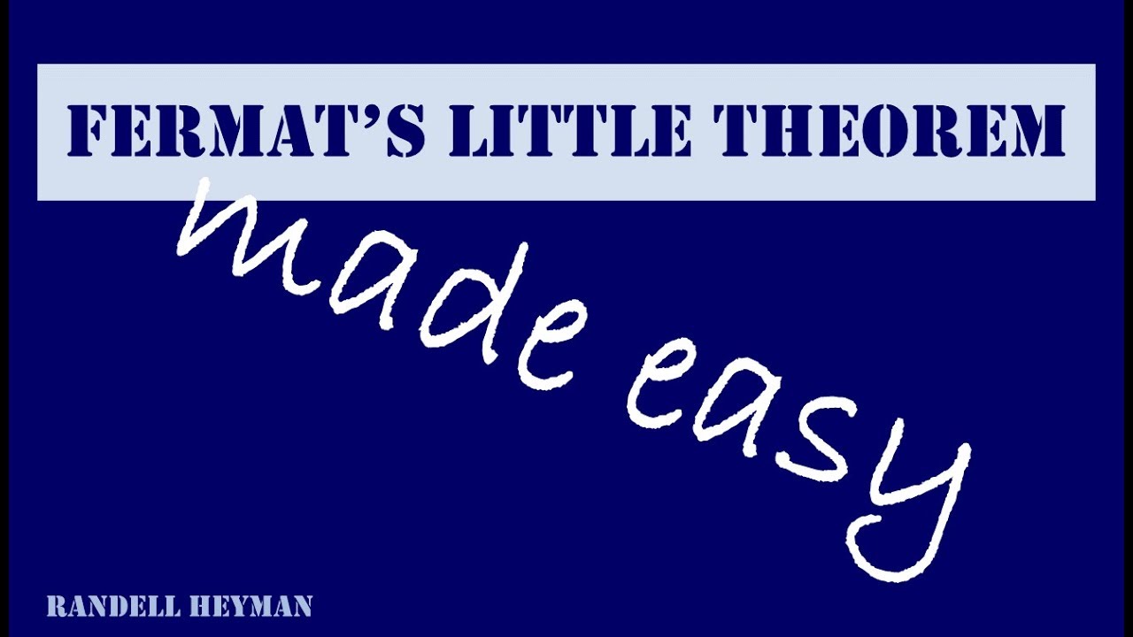 Fermat's Little Theorem Simplified & Practice Questions