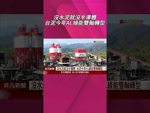 中國水泥市場還有3成跌幅 台泥持續多元投資   進口水泥高碳排! 張安平籲政府啟動反傾銷稅｜非凡財經新聞｜20250527 #short
