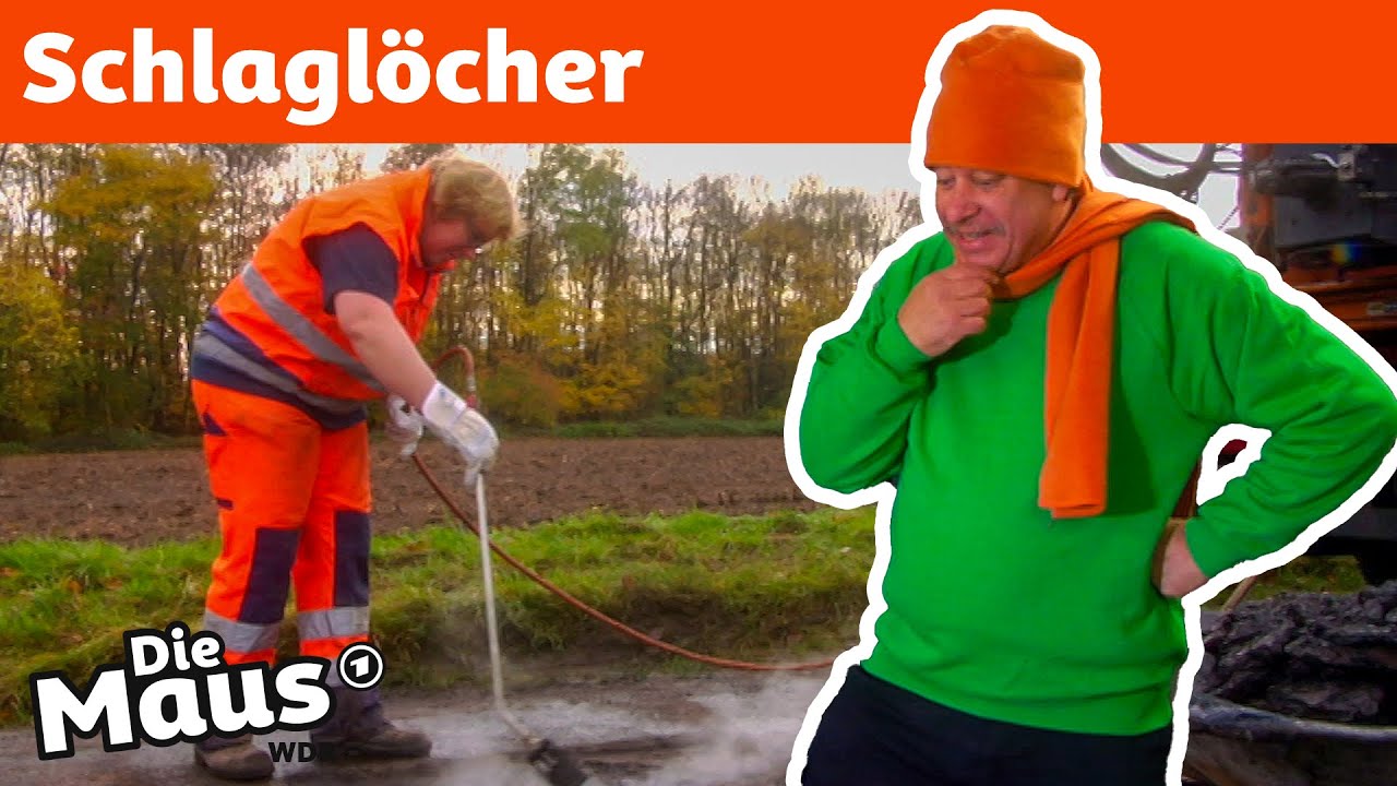 Wie entsteht ein Schlagloch? 🚧 | Die Maus | WDR