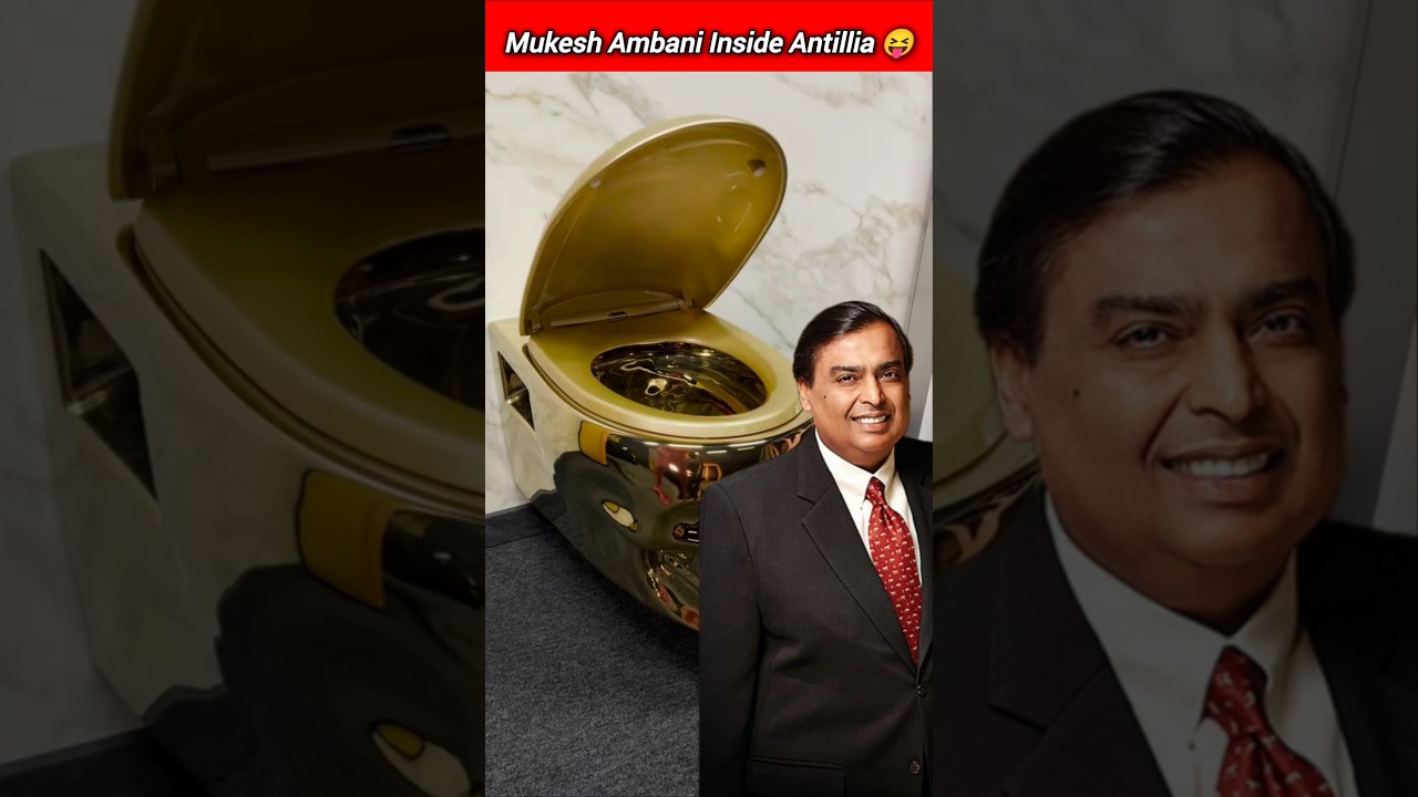 Mukesh Ambani inside Antillia 😝#mukeshambani #antilia #ytshorts #shortvideo