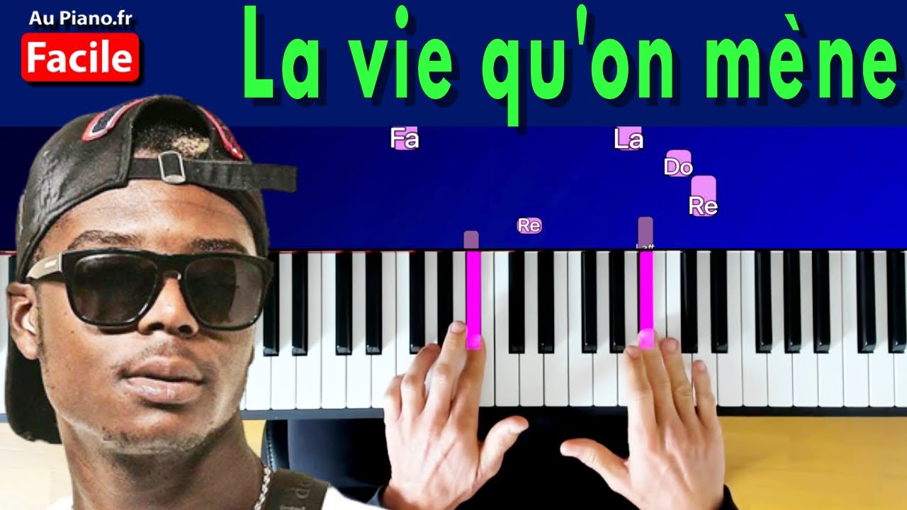 Ninho La vie qu'on mène - Piano Tutorial Facile Expliqué
