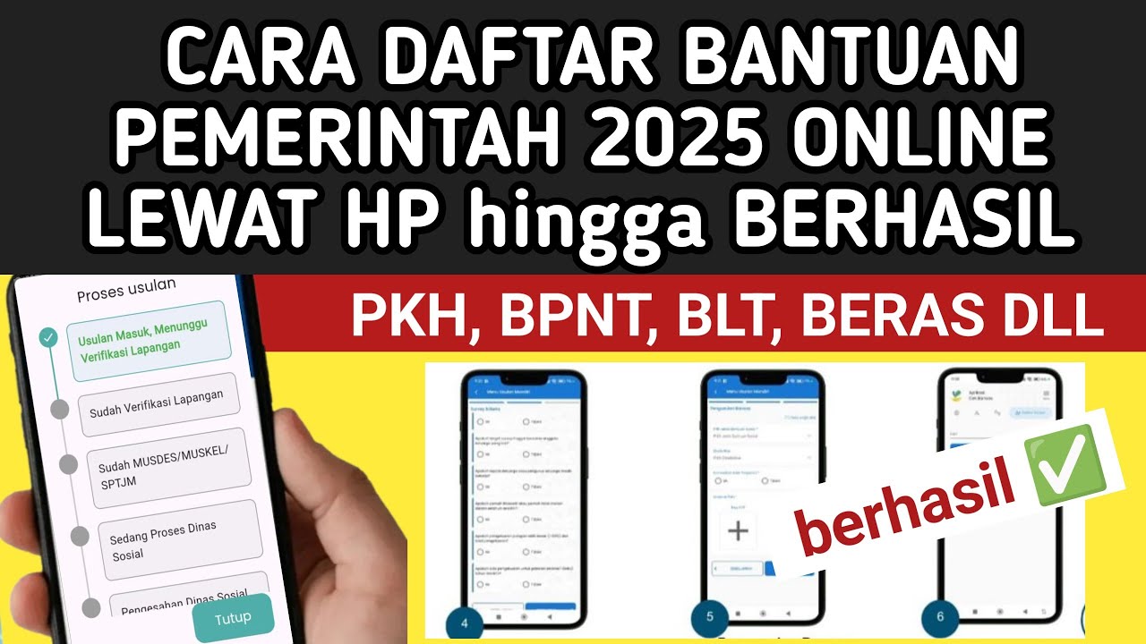 Daftar Bansos Pemerintah 2025 Online 📱