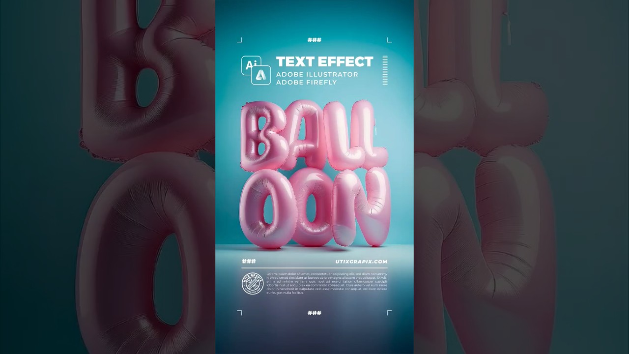 Create Stunning Text Effects with Adobe Illustrator & Firefly ✨