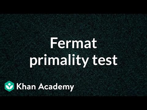 Fermat primality test