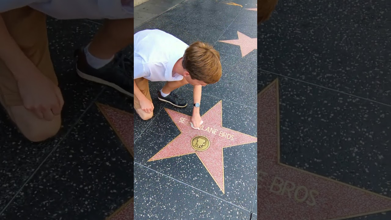 Starstruck on the Hollywood Walk of Fame β¨