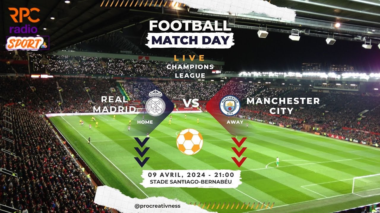 Real Madrid vs Manchester City - Champions League QF
