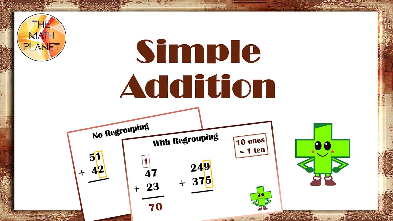 Simple Addition | Multi-Digit Addition with and without Regrouping | Grade 2