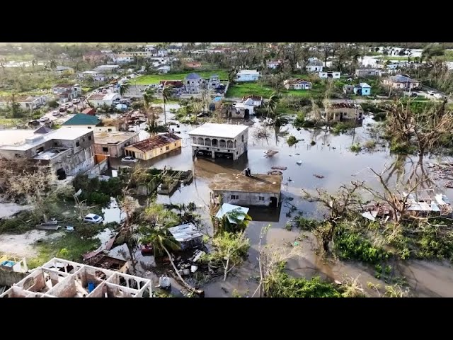 Hurricane Melissa Wreaks Havoc in Jamaica 🌪️ | Drone Footage & Damage Report