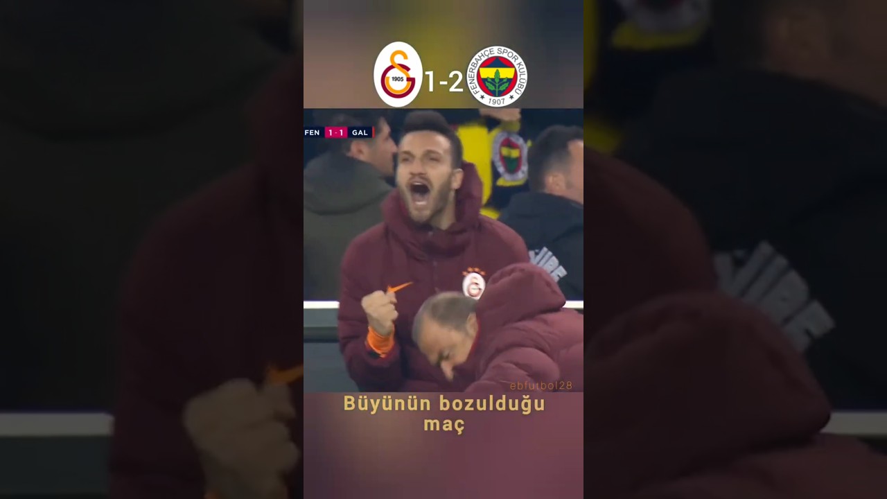 Onyekuru'nun Koşusu! Galatasaray 3-1 Fenerbahçe 🟡❤️