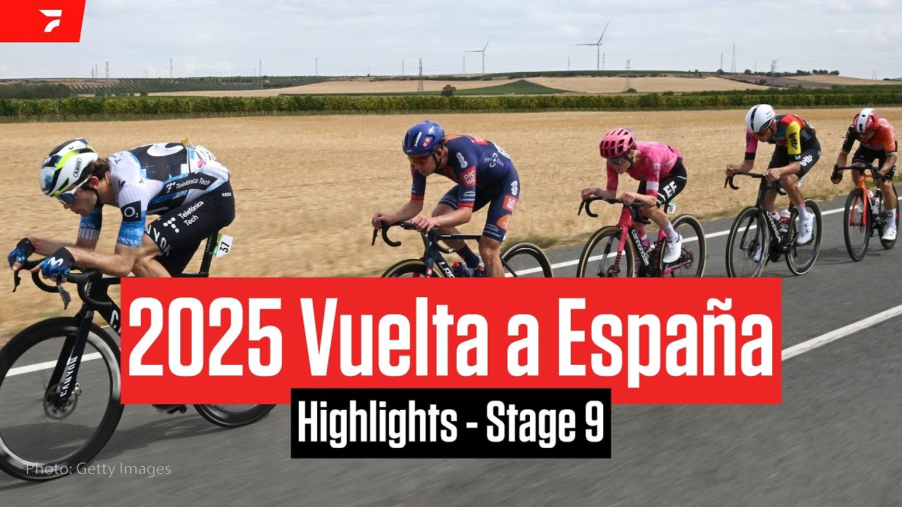 Vuelta a España 2025 Stage 9 Highlights 🚵‍♂️