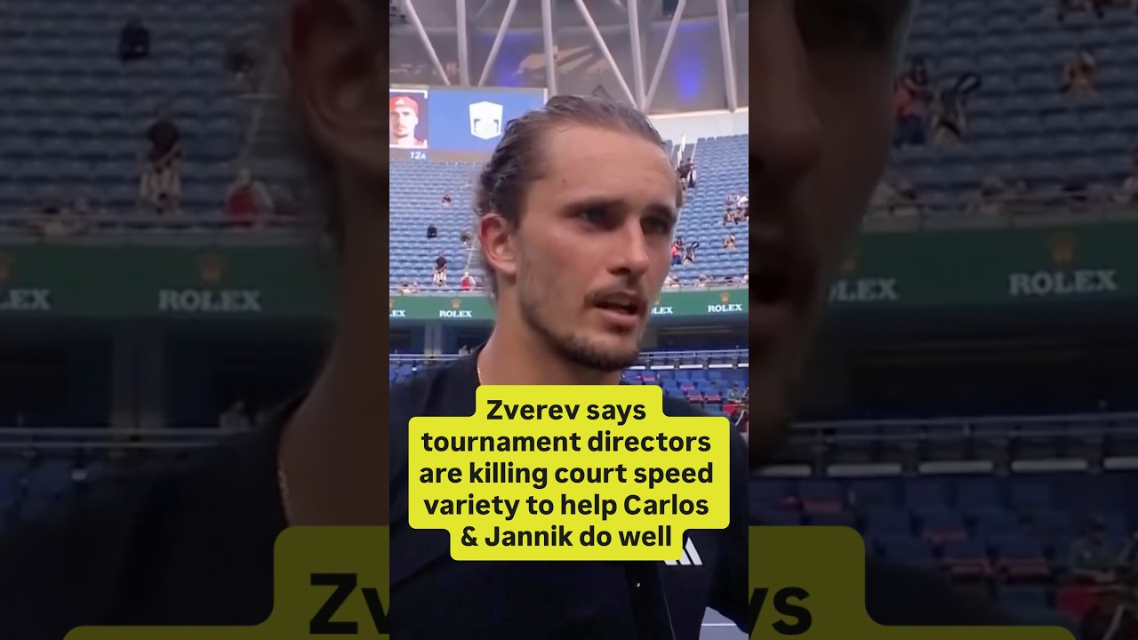 Alexander Zverev Sparks Controversy Over Shanghai Court Speed 🎥