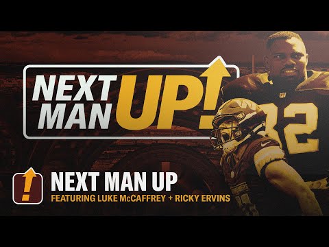 Luke McCaffrey on Year 2, First TD & Falcons Game 🔥 + Ricky Ervins’ Washington Legacy | Next Man Up