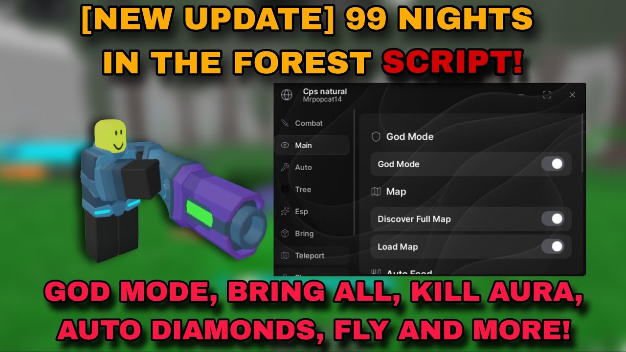 [NEW!] 99 NIGHTS IN THE FOREST SCRIPT - AUTO DIAMONDS, KILL AURA, GOD MORE, BRING ALL, AND MORE!