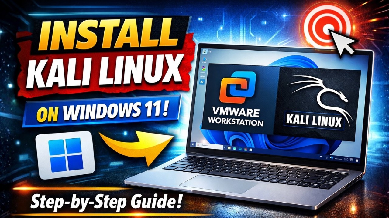 Install Kali Linux on VMware in Windows 11 (2026)