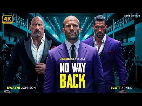 Jason Statham, Dwayne Johnson, Scott Adkins in : NO WAY BACK! Danger Trio - Action Movie Concept AI