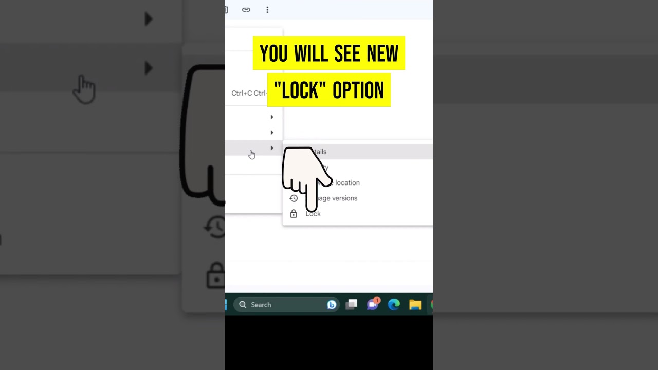 How to Lock Files in Google Drive