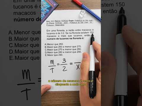 Razão e Proporção em Concursos: Um Estudo Matemático