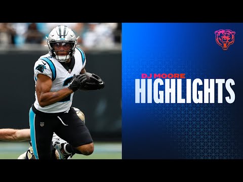 DJ Moore’s top career plays | Highlights | Chicago Bears