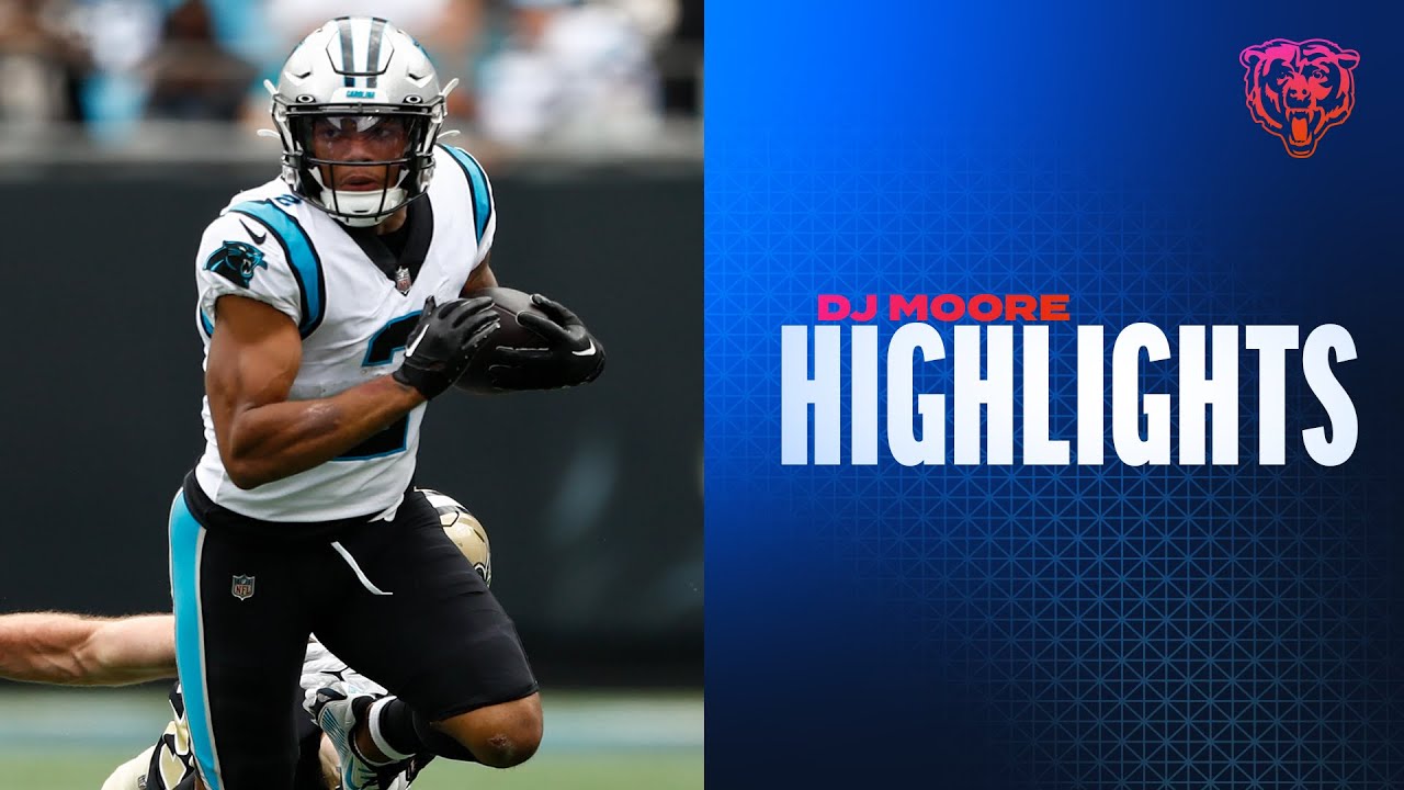 DJ Moore's Best Career Highlights | Chicago Bears Wide Receiver 🏈