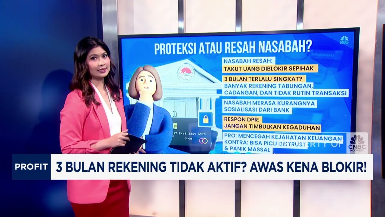 3 Rekening Tidak Aktif 3 Bulan Bisa Diblokir 🚫