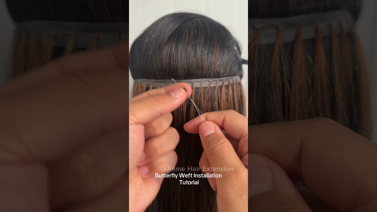 No-Damage Butterfly Weft Hair Extensions ✨