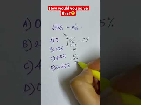 How would you solve this? #math #youtube #mathtrick #shorts #learning #youtubeshorts #tutor