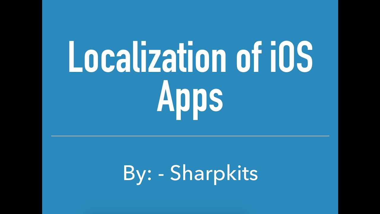 iOS Localization Made Easy with Xcode & iOS 10