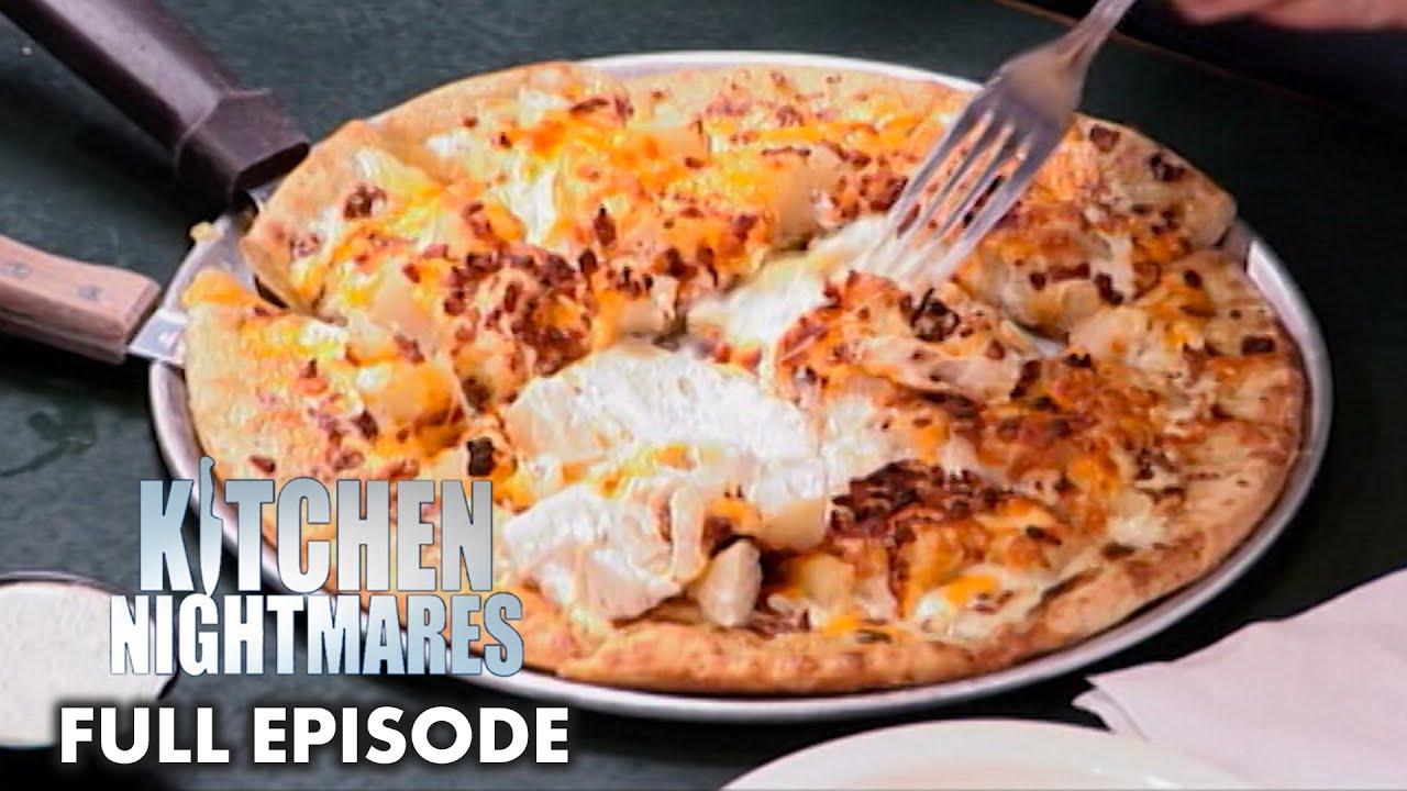 Gordon Ramsay Serves Pizza with Ranch 🥗 | Kitchen Nightmares