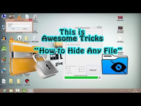 How To Hide Any File In An Image | Steganography