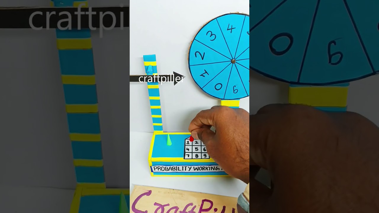 Easy Probability Working Model | Maths Project for Students 📐