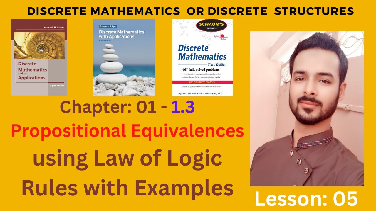 Lesson 05: Understanding the Law of Logic with Examples | Tautology, Contradiction, and Contingency in Discrete Mathematics