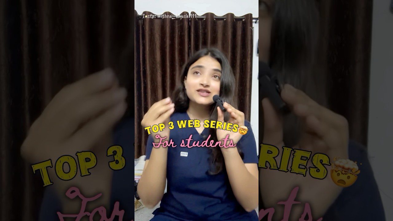 Top 3 Must-Watch Web Series for Students 🎓 | Boost Your Study Breaks!