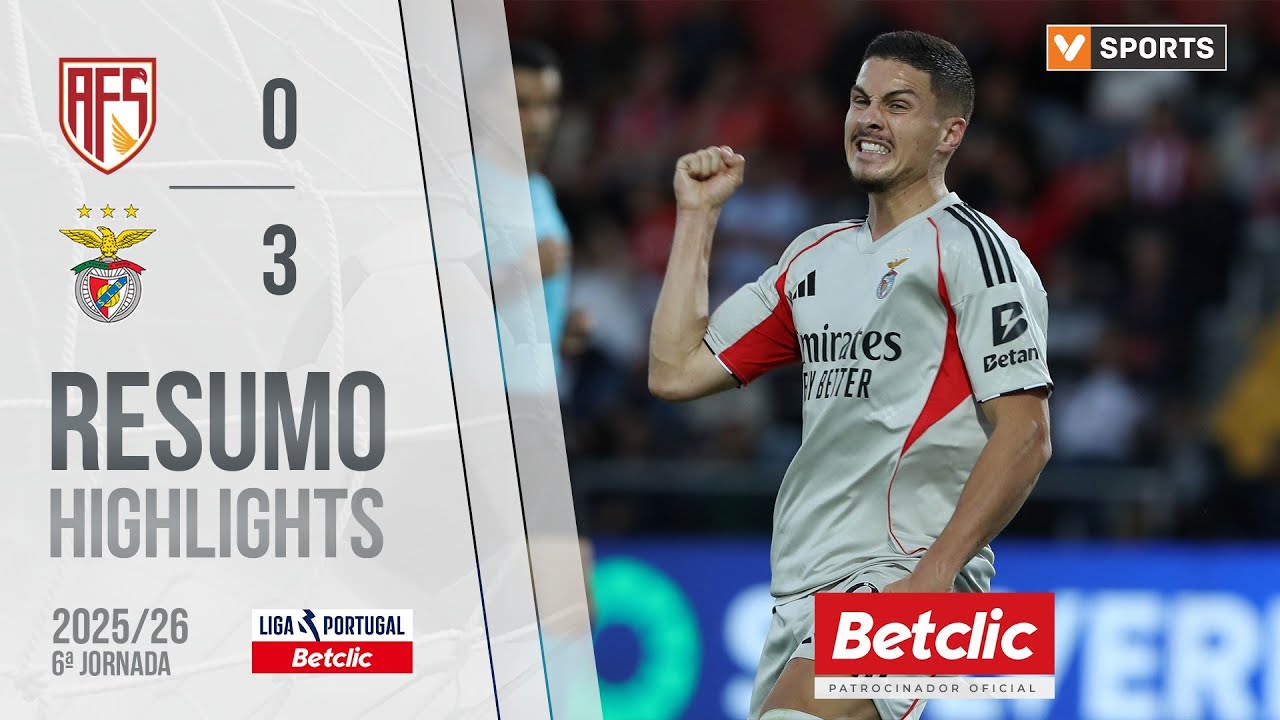 Benfica domina AVS 3-0 na estreia de Mourinho ⚽