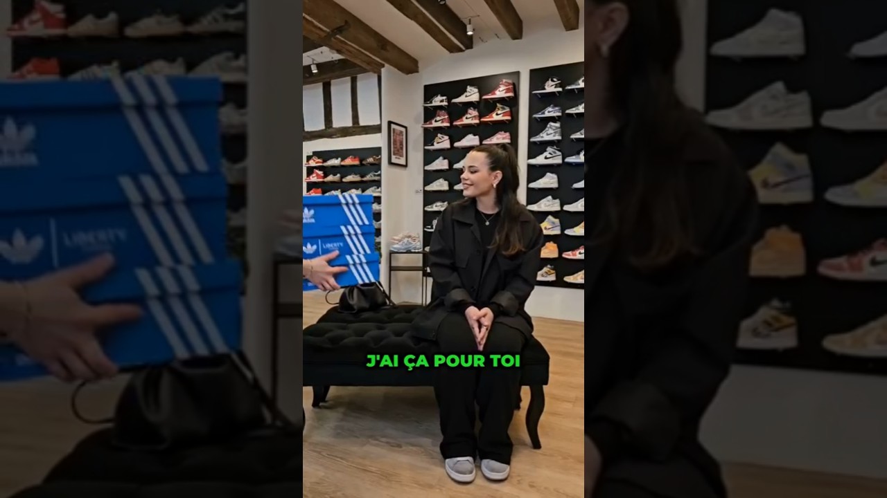 Elle préfère Adidas à Nike ? 👟